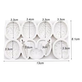   Szilikon fondant és marcipán mintázó – Húsvéti tojások, nyuszi és répa