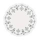 Kör alakú tortacsipke, tortapapír – 11 cm - 70 darab