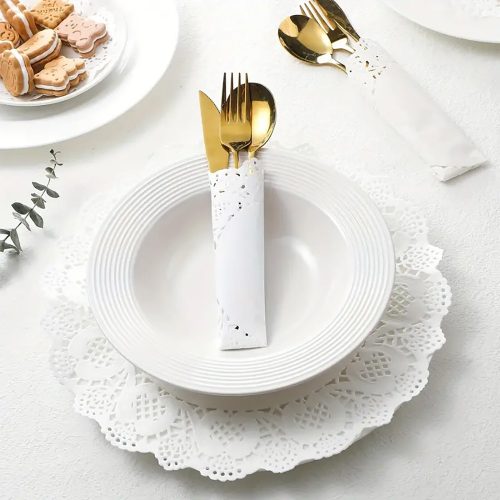 Kör alakú tortacsipke, tortapapír – 11 cm - 70 darab