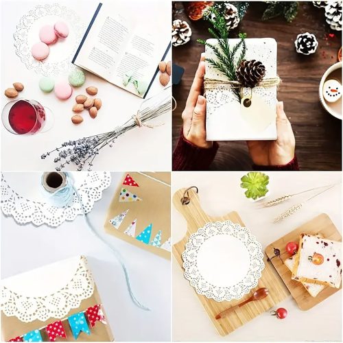 Kör alakú tortacsipke, tortapapír – 11 cm - 70 darab