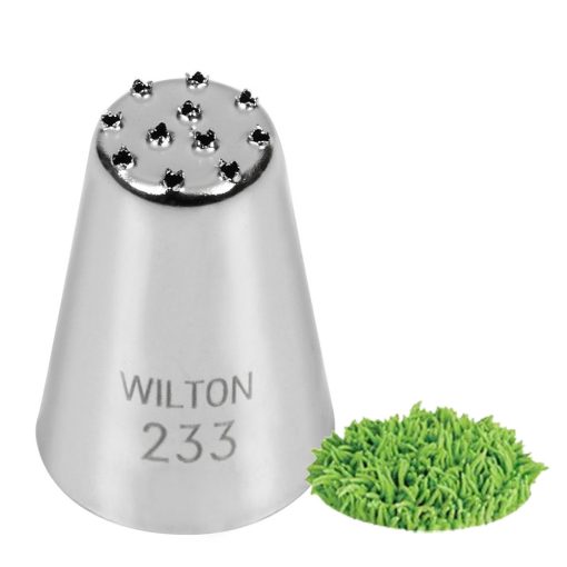 WILTON díszítőcső, habcső fej – Fű - #233