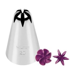   WILTON díszítőcső, habcső fej – Csillag és virág - #2D