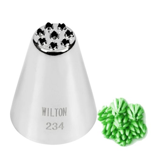 WILTON díszítőcső, habcső fej – Fű - #234