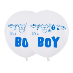   5 darabos latex lufi szett – Babaváró – It’s a boy – 30 cm