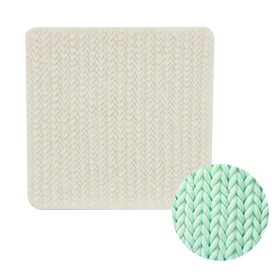 Szilikon fondant és marcipán mintázó – Kötés minta