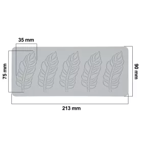 Szilikon dekor forma, ostya forma, tuile forma – Toll