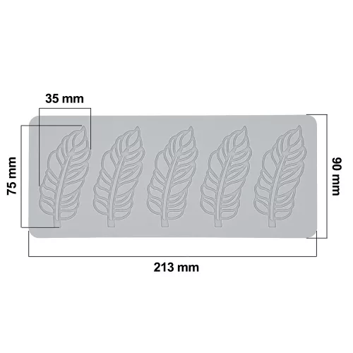 Szilikon dekor forma, ostya forma, tuile forma – Toll
