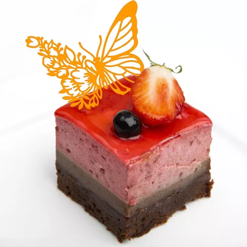 Szilikon dekor forma, ostya forma, tuile forma – Pillangó