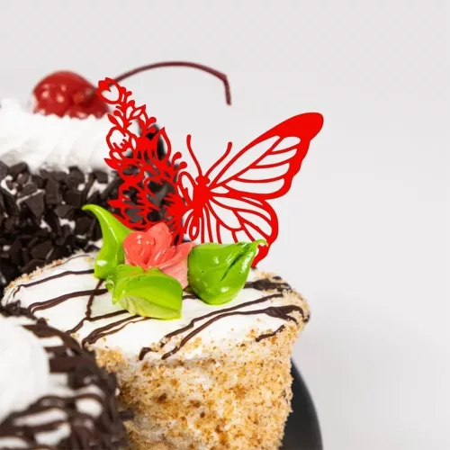 Szilikon dekor forma, ostya forma, tuile forma – Pillangó