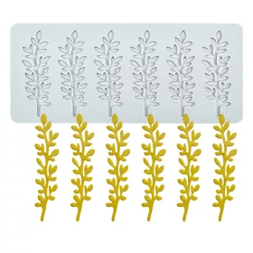   Szilikon dekor forma, ostya forma, tuile forma – Hínár, búza