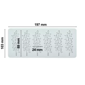   Szilikon dekor forma, ostya forma, tuile forma – Hínár, búza