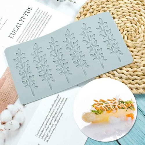 Szilikon dekor forma, ostya forma, tuile forma – Hínár, búza