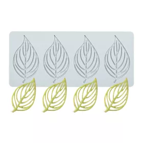   Szilikon dekor forma, ostya forma, tuile forma – Nagy levél