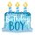 Fólia lufi – Születésnapi torta – Birthday BOY
