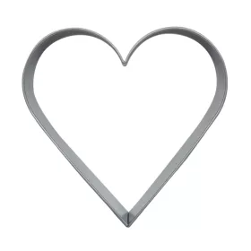 Fém süteménykiszúró – Szív