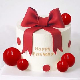 20 darabos műanyag dekorációs gömb – Piros