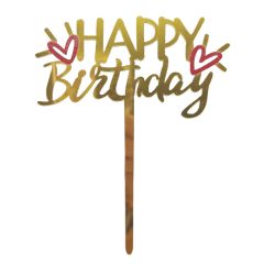 Sziluett-tortadekoracio-Happy-Birthday-felirat-Szivekkel
