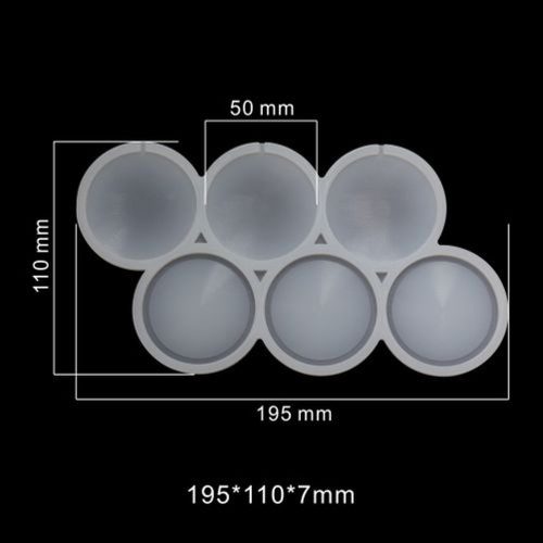 Szilikon nyalóka forma – Kör – 6 részes