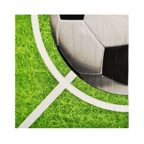 16 darabos papír szalvéta - Foci láz, futball