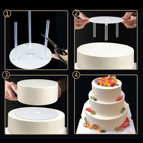 Emeletes tortamerevítő, torta tartó állvány – Kicsi – 12 cm átmérő