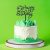 Sziluett tortadekoráció, torta beszúró – Happy Birthday felirat és focilabda