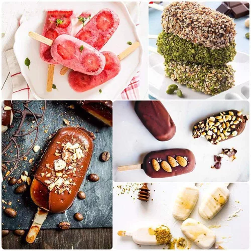 4 részes szilikon jégrém forma – Magnum