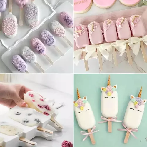 4 részes szilikon jégrém forma – Magnum