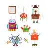 Lemosható gyerek tetoválás – Party tetoválás – Robotok