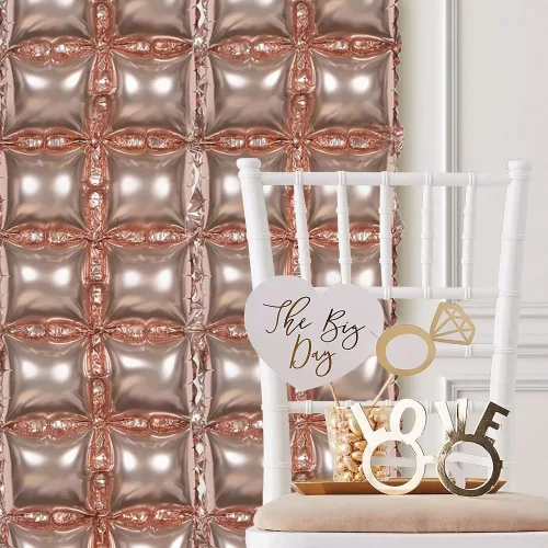 Fólia lufi, dekorációs fal – Rose Gold 