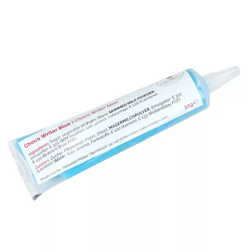 Choco Writers fehércsokoládé ízű cukoríró toll - Kék - 32g