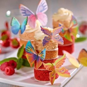 24 darabos ehető ostya dekoráció – Színes