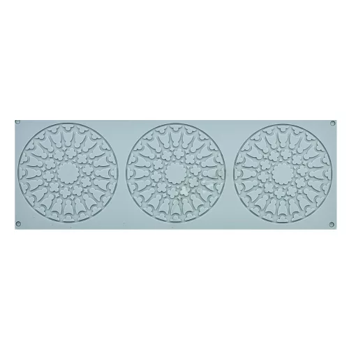 Szilikon dekor forma, ostya forma, tuile forma – Kör sormintával