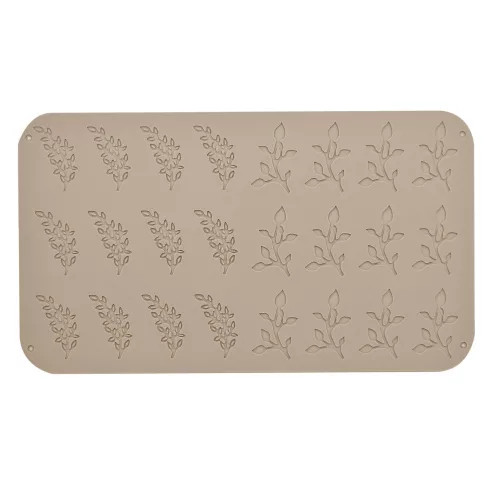 Nagy szilikon dekor forma, ostya forma, tuile forma – Apró levelek (24 részes)