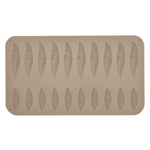 Nagy szilikon dekor forma, ostya forma, tuile forma – Tollak (20 részes)