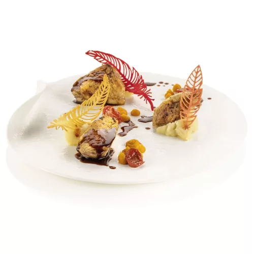 Nagy szilikon dekor forma, ostya forma, tuile forma – Tollak (20 részes)