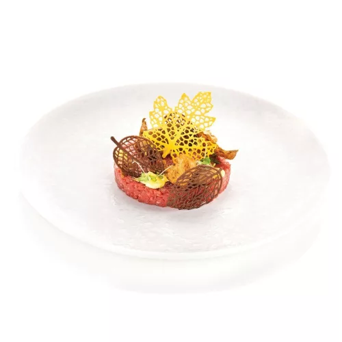 Nagy szilikon dekor forma, ostya forma, tuile forma – Levelek (21 részes)