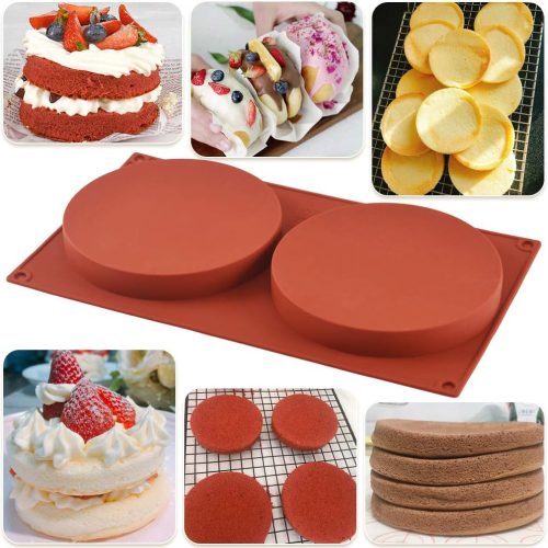 2 részes szilikon forma – Piskóta forma, torta forma – 18 cm