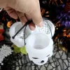 3 darabos műanyag kicsi halloween cukorkatartó vödör – Koponya