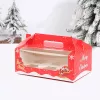 Karácsonyi ablakos muffin doboz – 6 részes