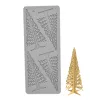 Szilikon dekor forma, ostya forma, tuile forma – Fenyőfa, karácsonyfa