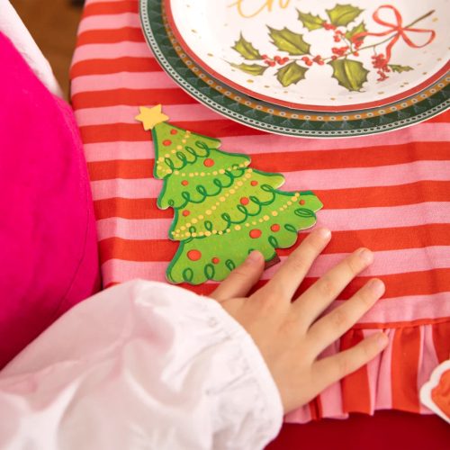 10 darabos karácsonyi mintás papír szalvéta – Karácsonyfa 