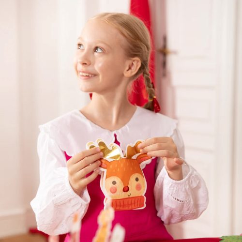 10 darabos karácsonyi mintás papír szalvéta – Rénszarvas 