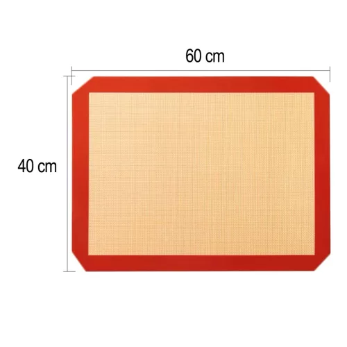 Szilikon sütőlap és nyújtólap – Barna – 40 cm × 60 cm