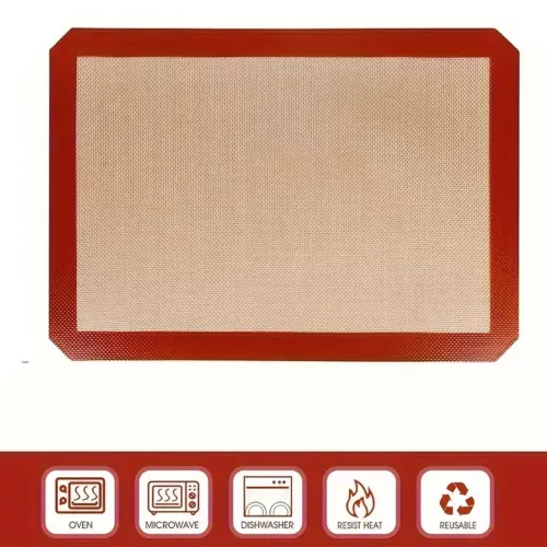 Szilikon sütőlap és nyújtólap – Barna – 40 cm × 60 cm