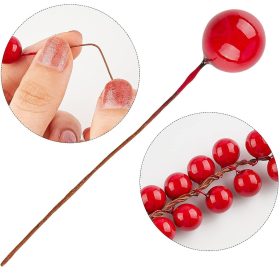 Karácsonyi dekoráció – Piros bogyók