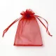 4 darabos organza tasak, zacskó – Kicsi – Piros