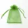 4 darabos organza tasak, zacskó – Kicsi – Zöld