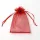 3 darabos organza tasak, zacskó – Nagy – Piros