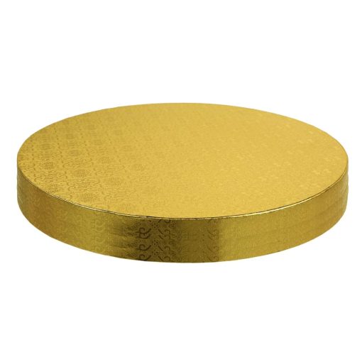 Kör alakú, vastag tortadob – Arany – 30 cm átmérő