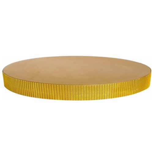Kör alakú, vastag tortadob strassz kövekkel – Arany – 30 cm átmérő